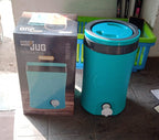 Lifestyle image of the plastic water jug, suitable for outdoor activities.