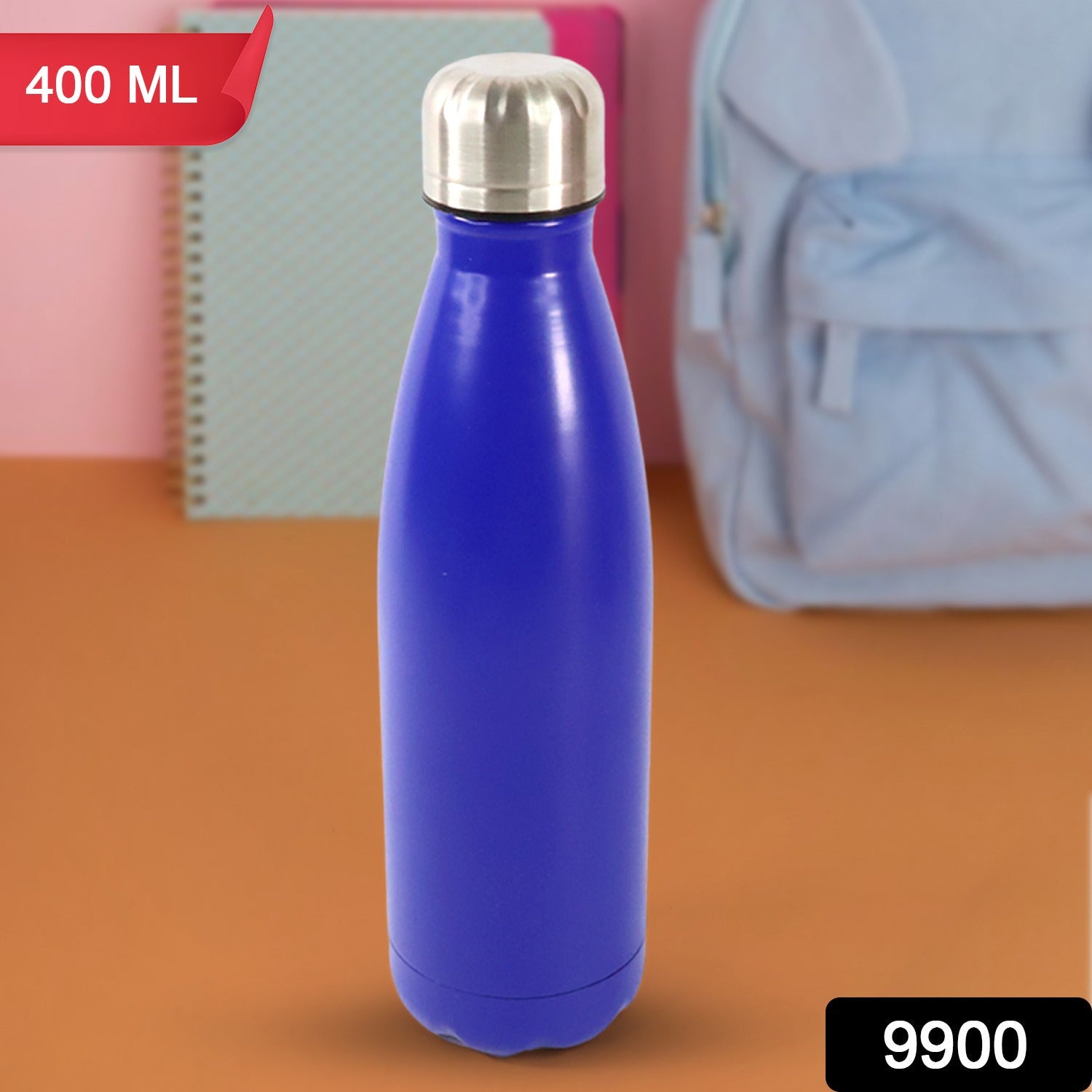 Hydro steel single wall bottle 400ml designed for gym and outdoor hydration