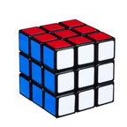 Multicolor 3x3x3 puzzle cube displayed neatly on a clean white background.