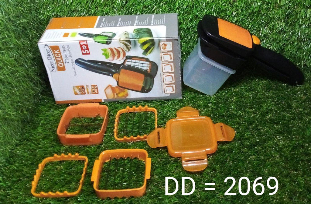 Versatile kitchen tool for chopping vegetables efficiently and safely.