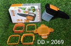 Versatile kitchen tool for chopping vegetables efficiently and safely.