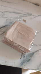 Scalloped edge tissue napkins styled for elegant table setting