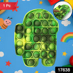 Close-up image showing silicone bubbles on Pop It fidget toy
