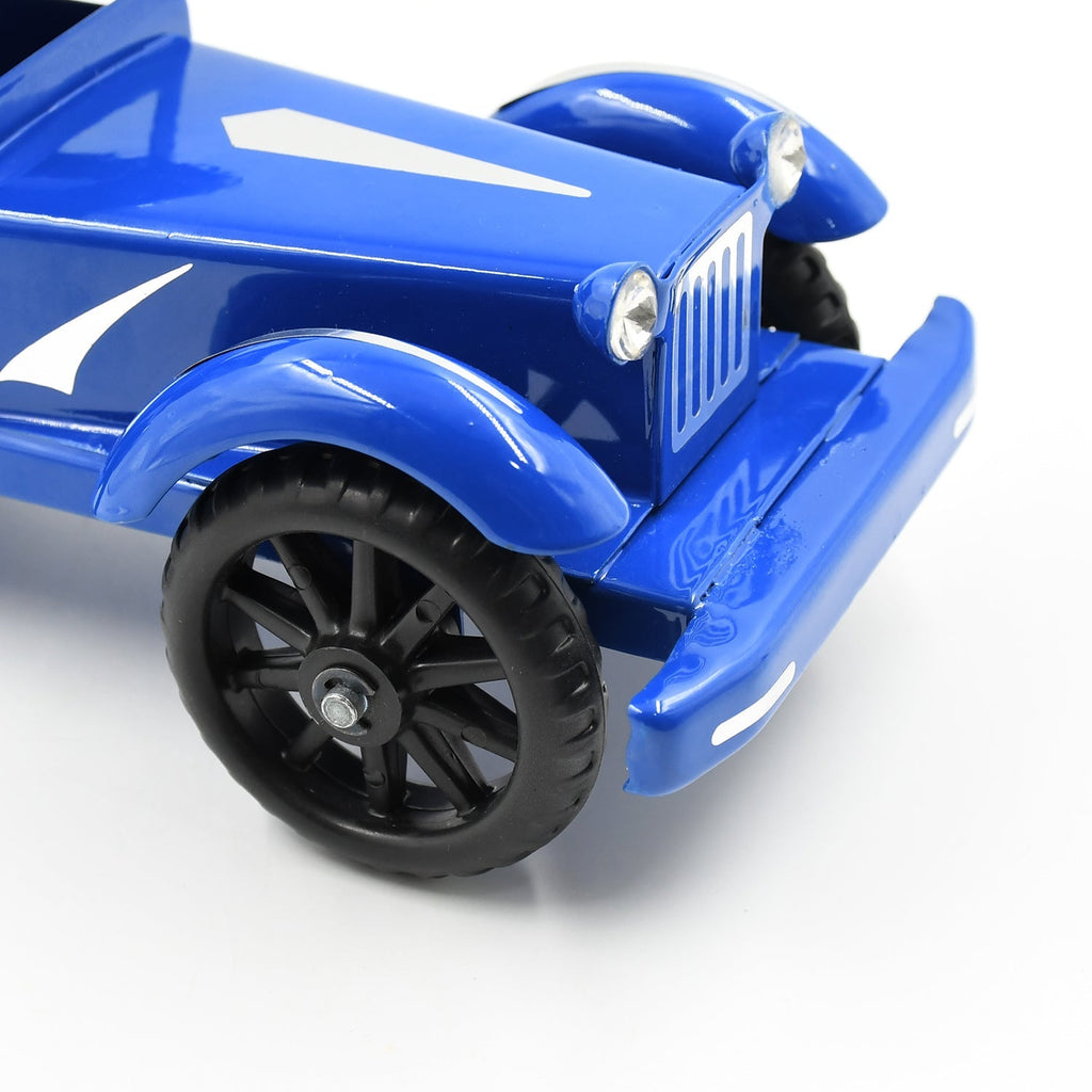 Another angle of the 10-inch die-cast car, showing its smooth lines.