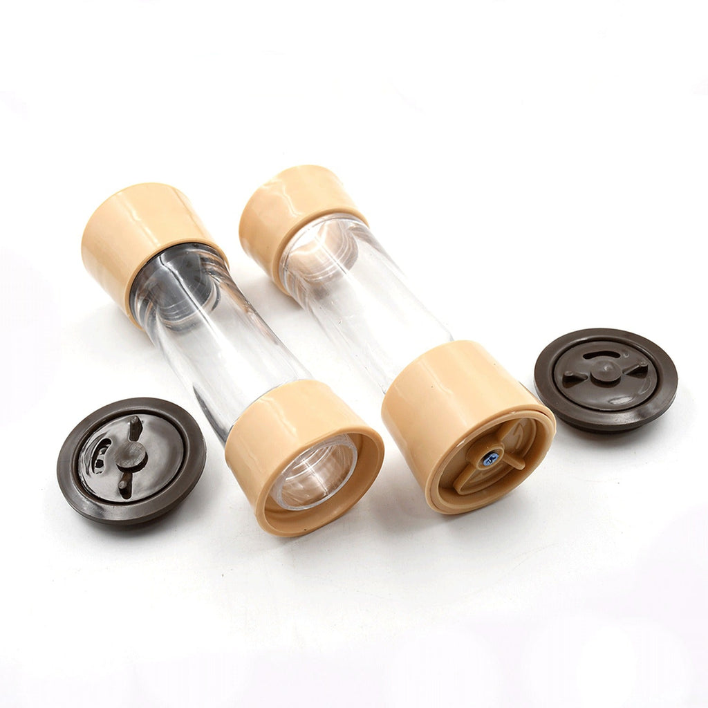 Detailed view of the Indo Glow Revolving Spice Rack highlighting its compact size and features.