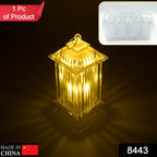 Elegant LED lantern light, perfect for festive home decor and holiday parties.