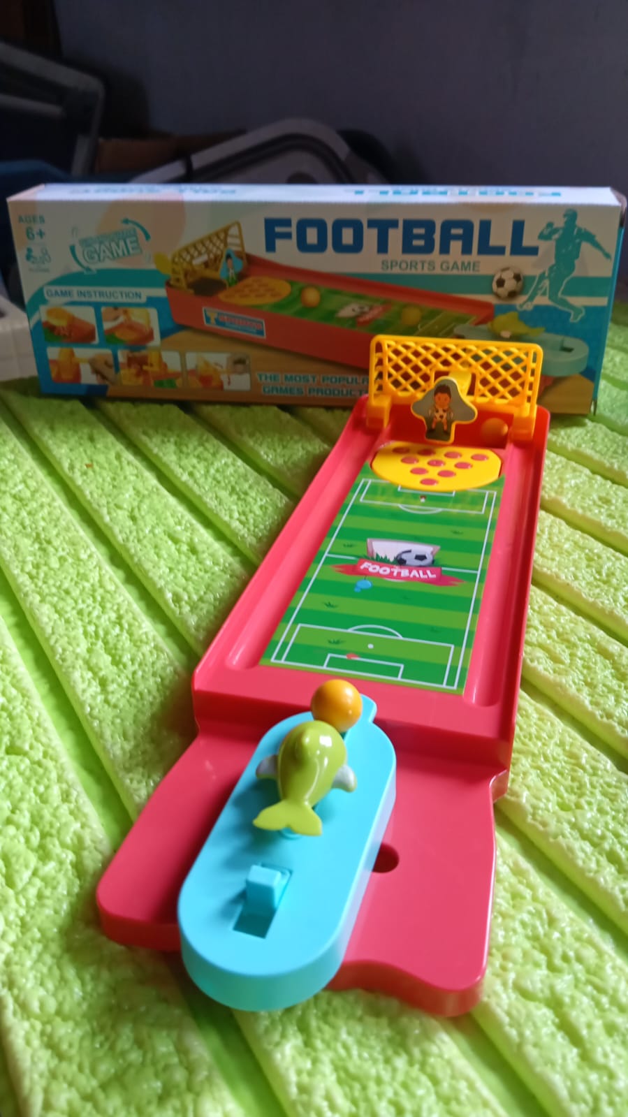 Packaging of the Finger Football Game, showing the product name and brand.