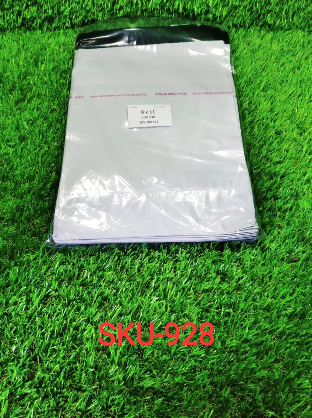 White 8x11 tamper-proof polybag, suitable for various D2C products.