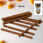 Macro shot of unlit Loban Dhoop Sticks, showcasing the natural incense composition.