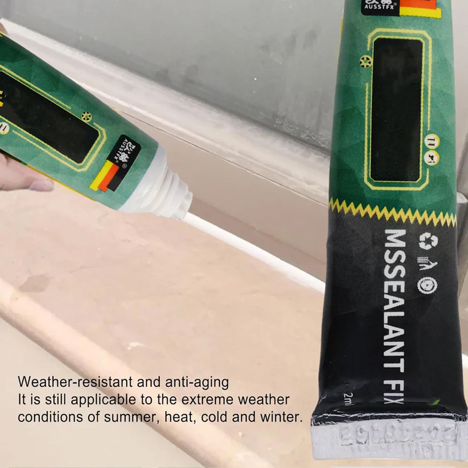 Repair adhesive sealant tubes perfect for household maintenance