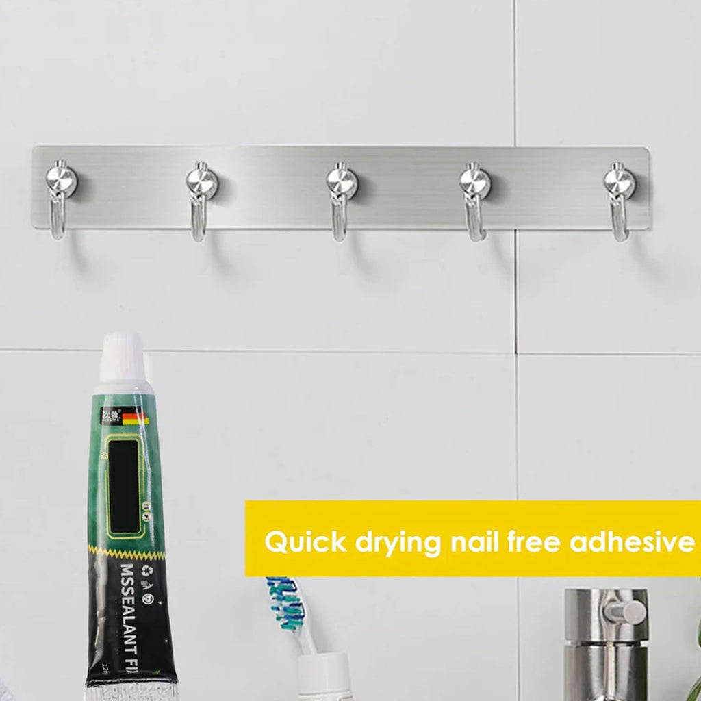 Single tube of instant repair adhesive sealant for precise application