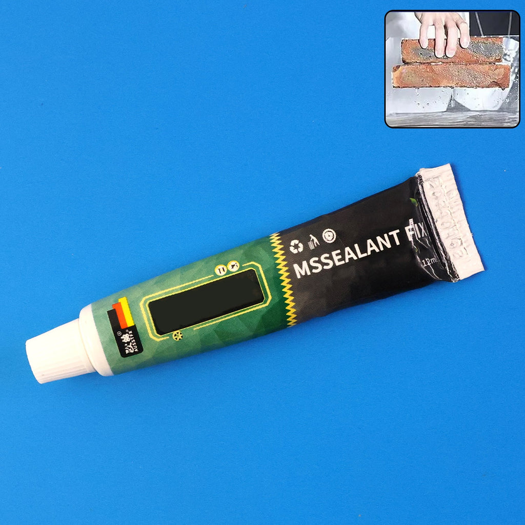 Instant repair adhesive sealant gel tube for durable bonding