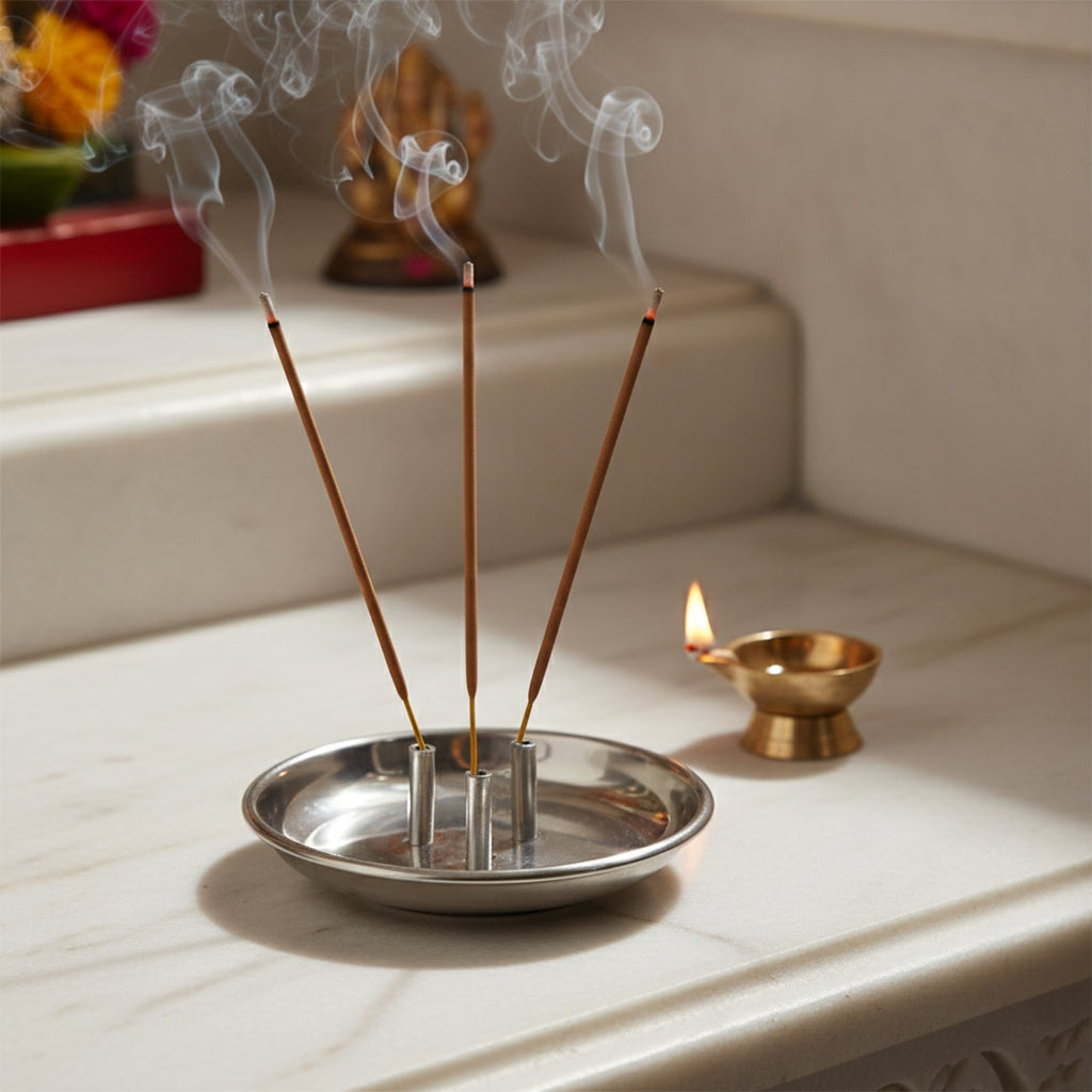 Decorative incense stand ideal for meditation and rituals