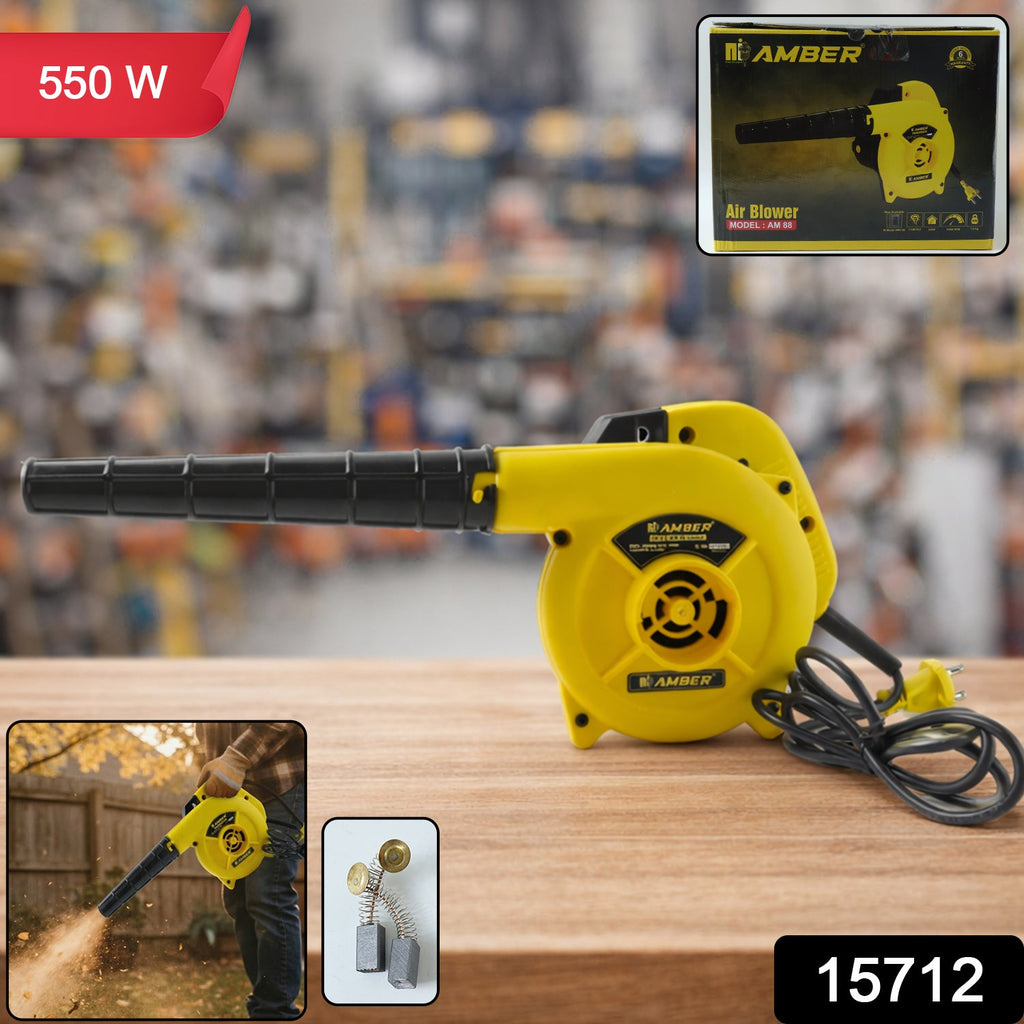 550W high power air blower for efficient dust removal from tools and surfaces