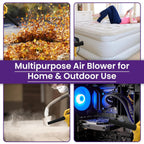 Effective dust blower for electronics, furniture, and outdoor cleaning