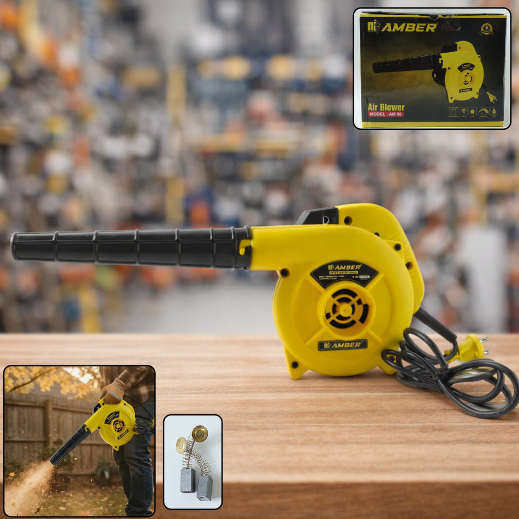 Portable electric dust cleaning blower ideal for electronics and household use