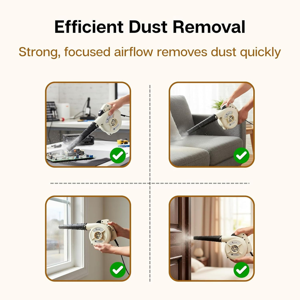 Electric dust blower machine for workshop and home cleaning
