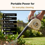 Dust cleaning electric blower with strong airflow