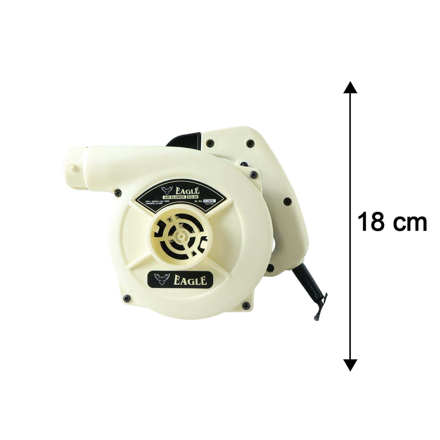 Powerful handheld electric air blower tool