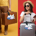 Airport suitcase airplane luggage tag