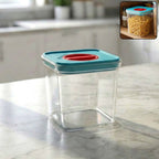Airtight food storage container with lock & seal lid