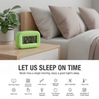Modern digital alarm clock with clear and easy-to-read digital display