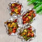 Strong yet pliable aluminium foil sheets for wrapping various foods