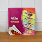 Convenient aluminium foil cut sheets, ideal for kitchens and eateries