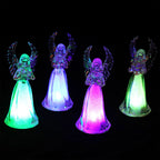 Elegant angel LED figurine lights with multicolor changing light effect