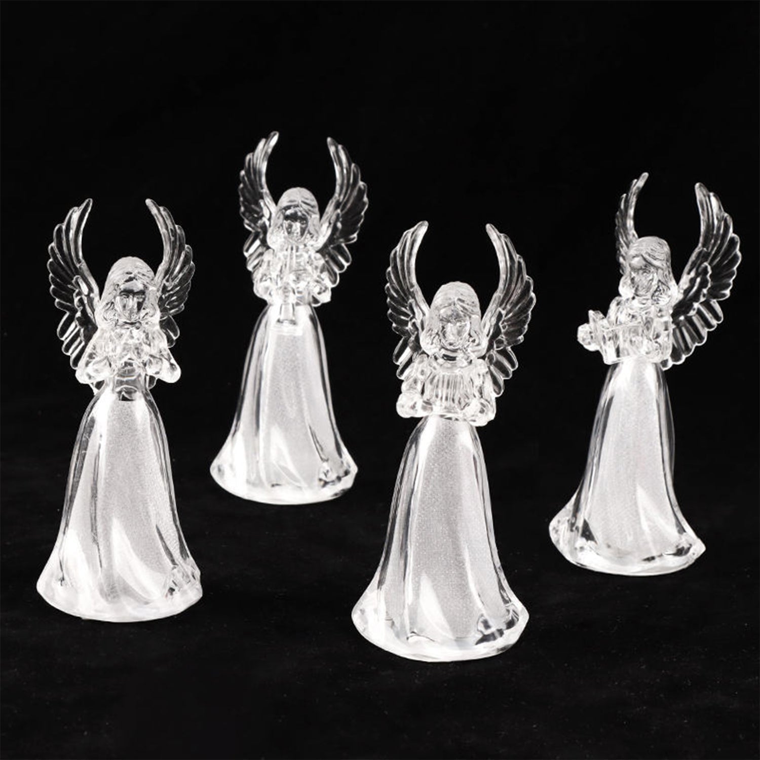 Multicolor LED decorative angel lights for home and festival decoration