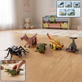 Kids animal pull back toy with colorful animal figures for children