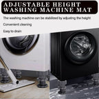 Side profile of adjustable anti-vibration pad for appliances