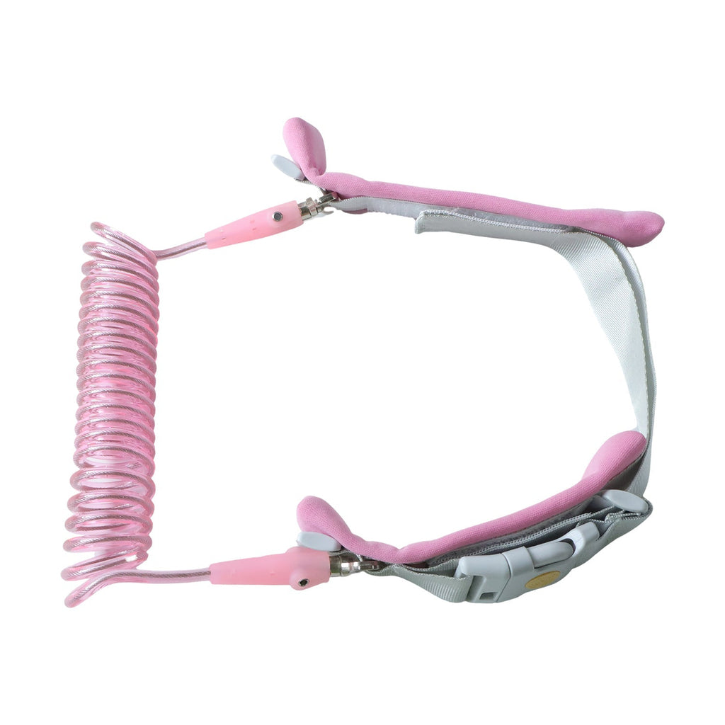 Secure locking system on child safety wrist strap