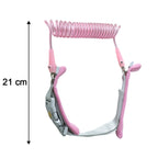 Size comparison of kids safety wrist link strap