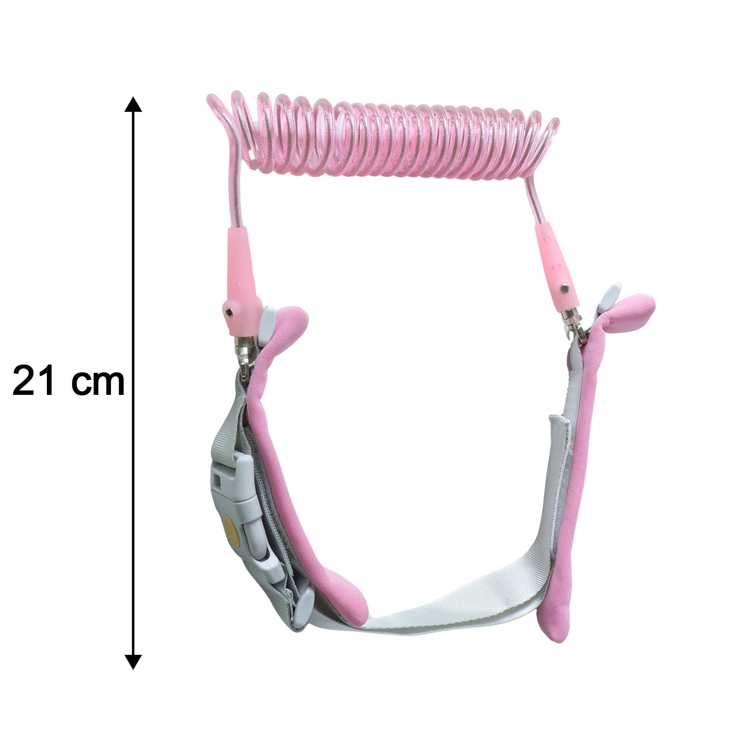 Size comparison of kids safety wrist link strap