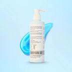 Pump dispenser detail of Hydrating Aqua Face Wash bottle