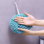Polishing silverware with microfiber duster