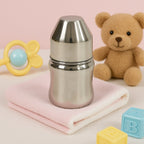 Ergonomic design stainless steel baby feeding bottle easy to grip and carry