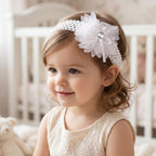 Cute floral lace hair accessory for babies
