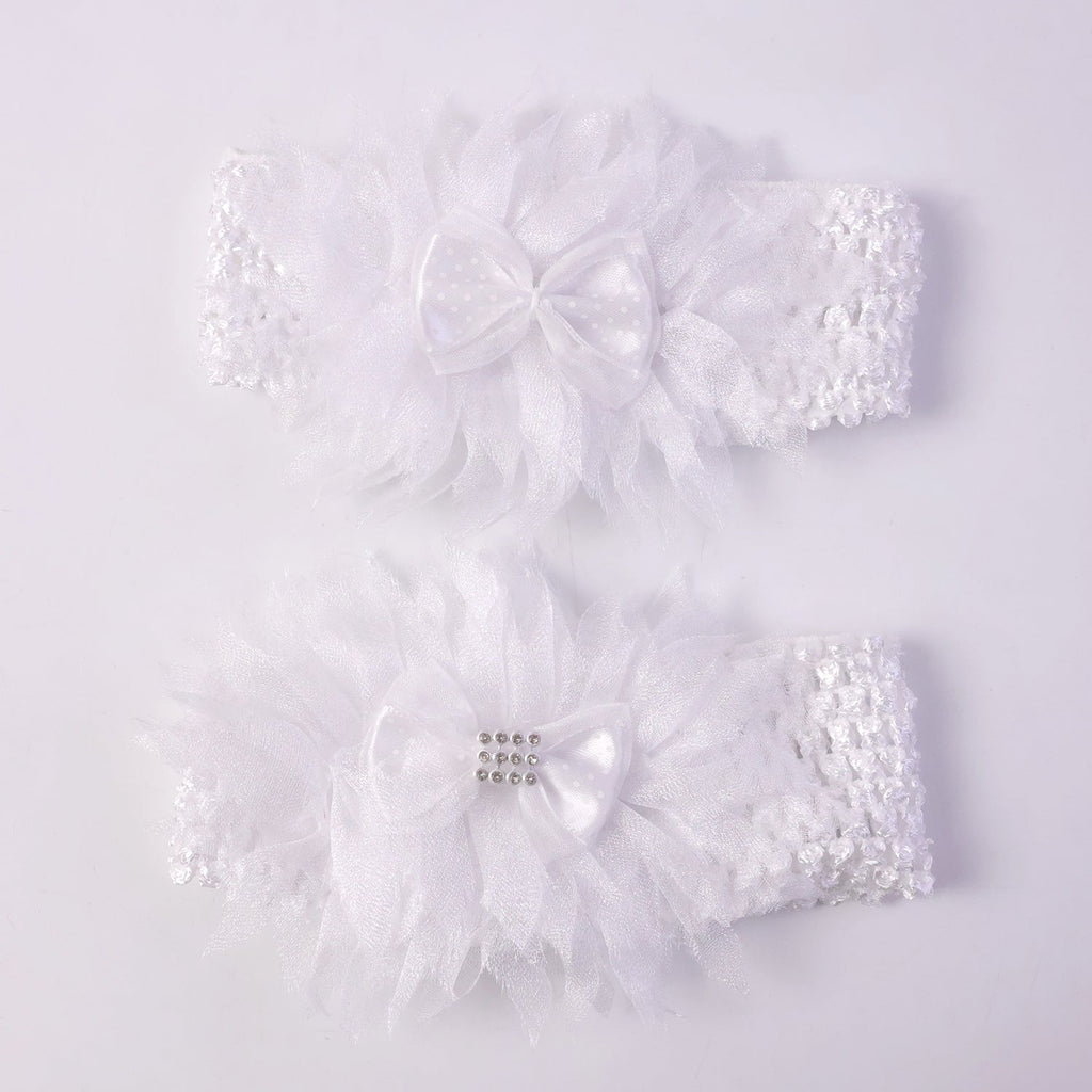 Soft fabric hairstyle accessory for babies