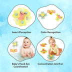 Brightly colored Baby Spinner Toy designed to entertain babies