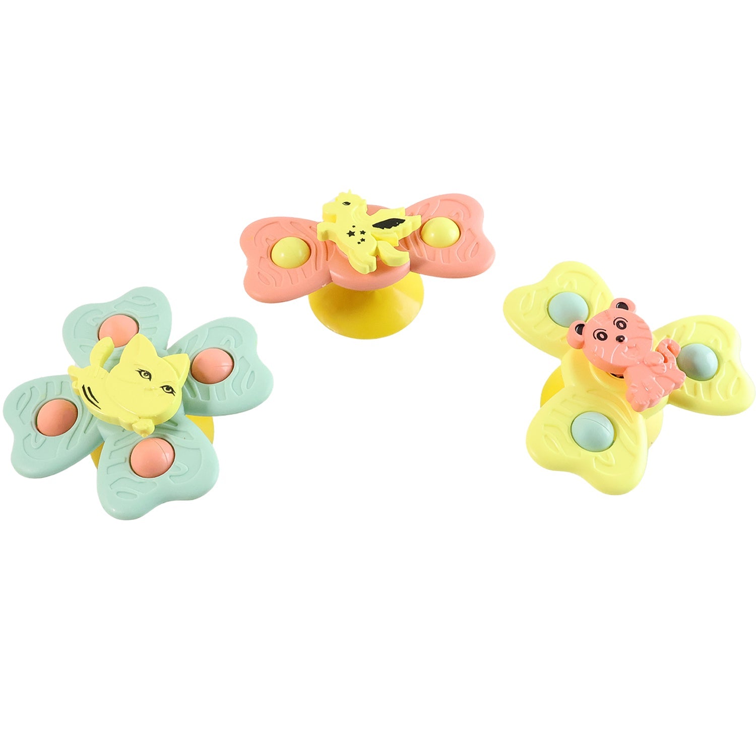Baby Spinner Toy Set suitable for babies during tummy time activities