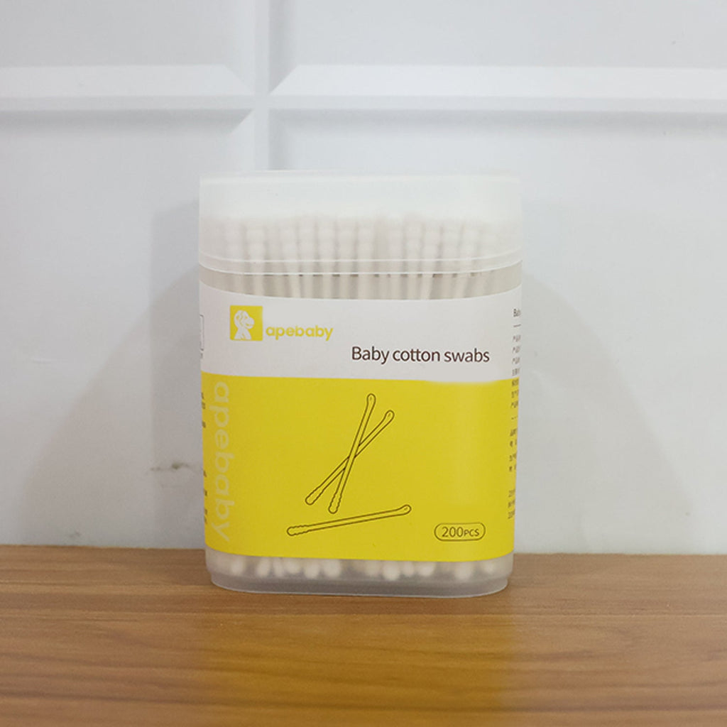 Travel-friendly packing of baby cotton swabs ideal for infant care routines