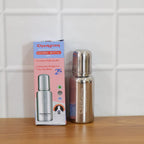 Hygienic stainless steel baby feeding bottle with leakproof cap