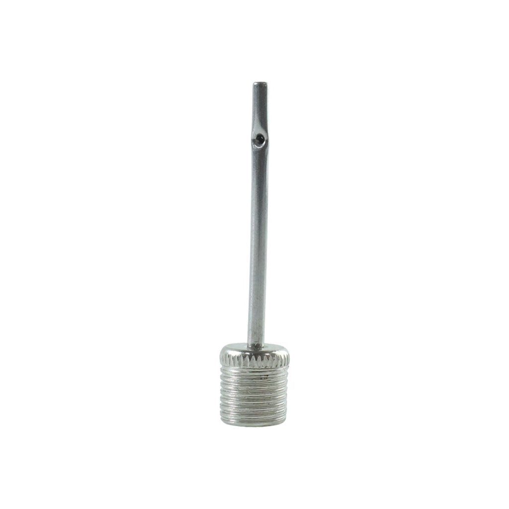 Silver air needle adapter for inflating sports balls