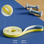 Elastic resistance power loop band for strength training and muscle toning