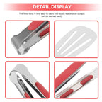 Kitchen food pickup tongs with anti-slip grip
