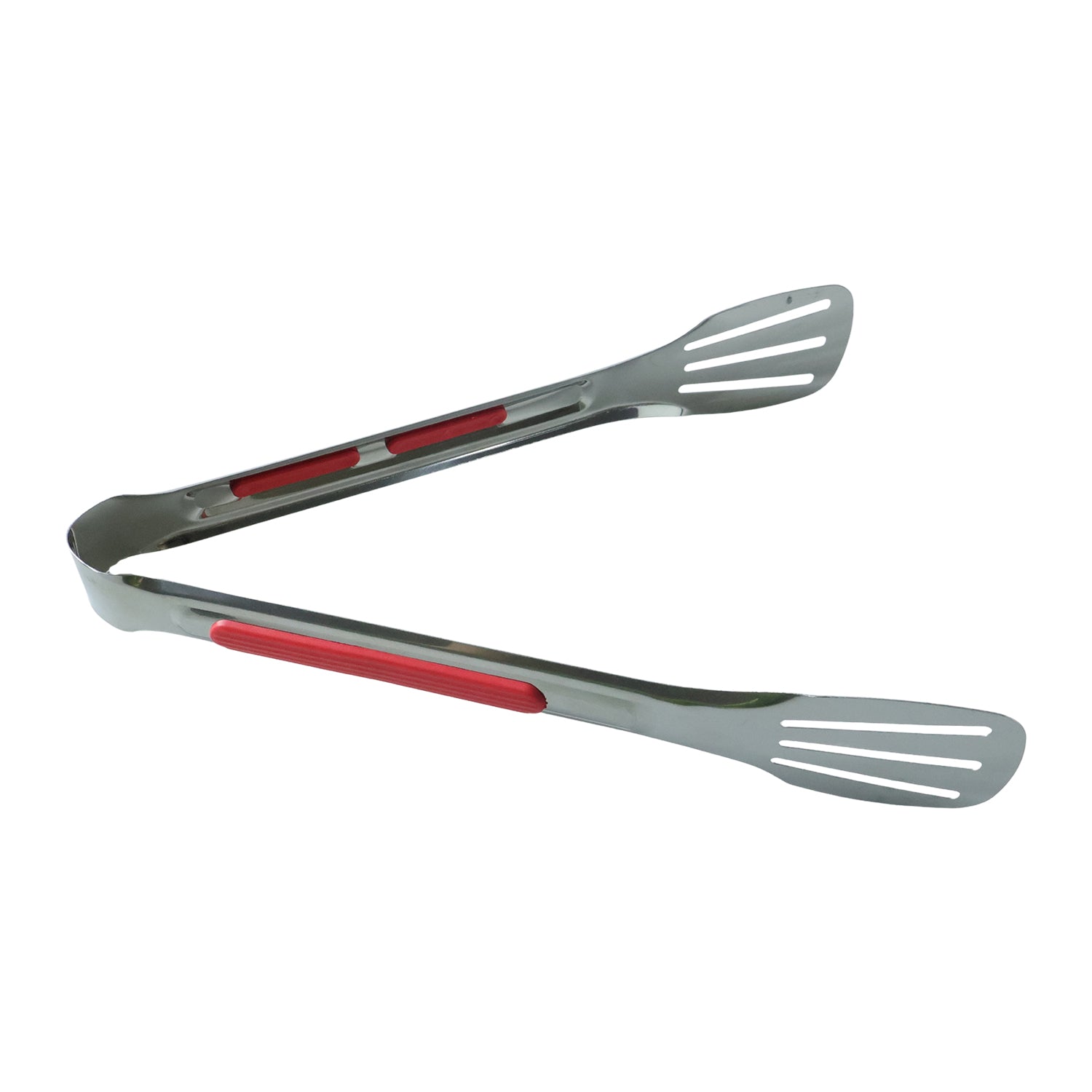 Professional stainless steel serving tongs for cooking and grilling