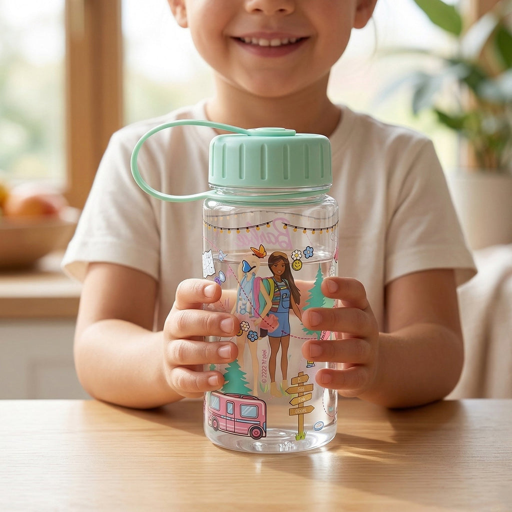 Kids printed water bottle with fun design for daily hydration