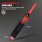 Plastic cricket bat with strong grip handle for beginners